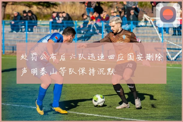 处罚公布后六队迅速回应国安删除声明泰山等队保持沉默
